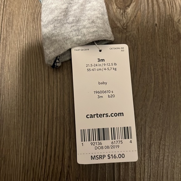 Blue Baby Dinosaur Carter’s Snap & Play NWT - Picture 4 of 5